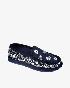 I- BANDANA SLIPERS-NAVY