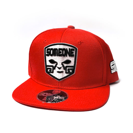 SOMEONE SNAPBACK HAT RED