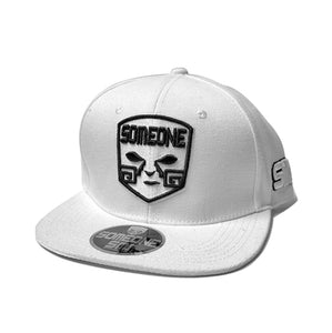 SOMEONE SNAPBACK HAT WHITE